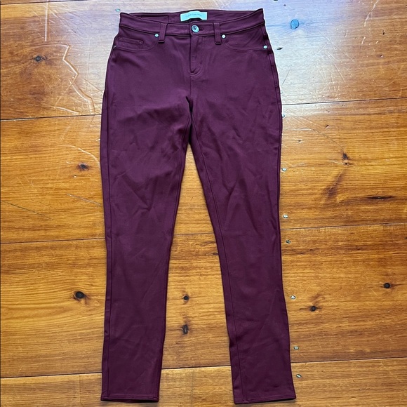 Calvin Klein Jeans Pants - Calvin Klein Jeans Women's Maroon Stretch Leggings